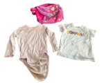 Cumpara ieftin Set body + tricou + gentuta marimea 6-9 luni