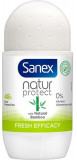 Sanex - Deodorant roll-on Fresh Efficacy Natur Protect - 50 ml