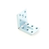 Coltar tip L, pentru mobila, din otel zincat, 40 x 40 x 30 mm, 4 bucati