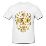 Tricou &quot; Gold Skull &quot;
