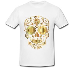 Tricou &amp;quot; Gold Skull &amp;quot; foto