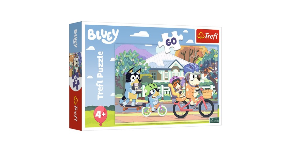 PUZZLE TREFL 60 BLUEY MINUNATA BLUEY SuperHeroes ToysZone | arhiva ...