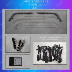 Lumini Ambientale trimuri usi picioare Mercedes B GLB GLA control pe sistemul original sau telefon CarStore Technology