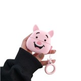 Husa AirPods cu Inel Prindere Model 1 Porc Roz, Oem