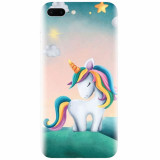 Husa silicon pentru Apple Iphone 7 Plus, Magic Unicorn
