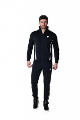 Trening pentru barbati bumbac negru doua piese regular fit ES1024 foto