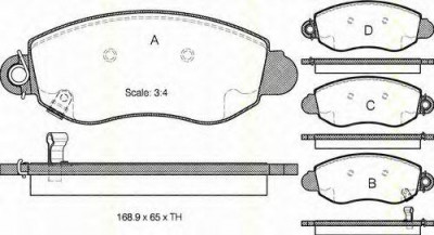 Placute frana fata Ford Tranzit (00-06) Garage AutoRide foto