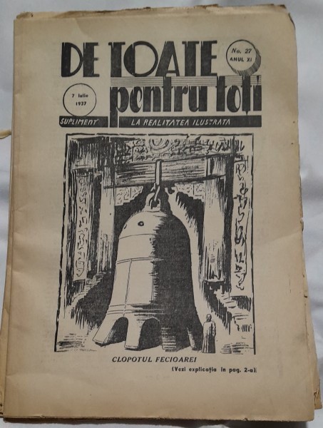 De Toate pentru Toti, supliment Realitatea Ilustrata nr.27/1937