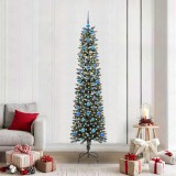 VidaXL Brad de Crăciun artificial cu 300 LED Verde 58 x 58 x 210 cm 3395959