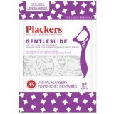 Scobitori cu ață dentară Plackers Gentleslide, aromă de mentă, 35 bucăți