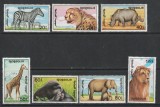 Mongolia 1991 - #575 Animale din Africa 7v MNH, Nestampilat