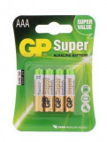 Baterii alcaline R3 AAA 4buc/blister Super GP, G&amp;P