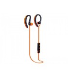 Casti Sport Bluetooth Trevi HMP 1215 BT, Microfon, Portocalii, Mini Hifi, Control Volum, Anti-incalceala