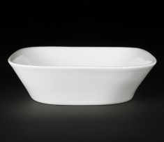 Bol pentru salata, Apulum, salatiera 630, alb, 14x14 cm foto