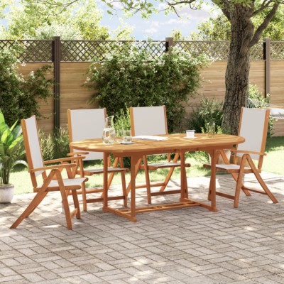 Gossi set mobilier de gradina, 5 piese, lemn masiv acacia/textilena foto