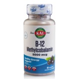 Vitamina B12 Methylcobalamin Kal, 5000 mcg, 60 comprimate, Secom