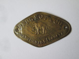 Rara! Emblema colectie Peugeot &amp; Cie pentru rasnite de cafea franceze circa 1910