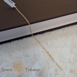 Bratara fina placata cu aur 18K, 18 cm