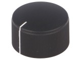 Buton rotativ cu indicator &Oslash;6mm aluminiu și plastic