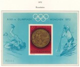 Romania 1972 Mi 3067 bl 101 MNH - Medalisti ai Jocurilor Olimpice vara, Munchen, Nestampilat