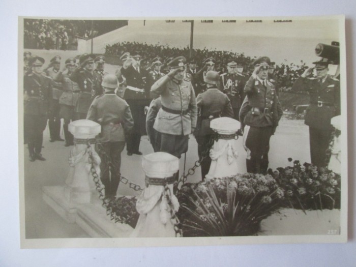 Raritate! Foto cu generalii E.Hansen si I.Antonescu la Mor.Ostasului Necunoscut