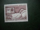 HOPCT TIMBRE MNH 789 LUNA MONDIALA A INIMII -MEDICINA 1972 -1 VAL AUSTRIA