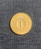 Moneda 1 ore 1970 Suedia, Europa