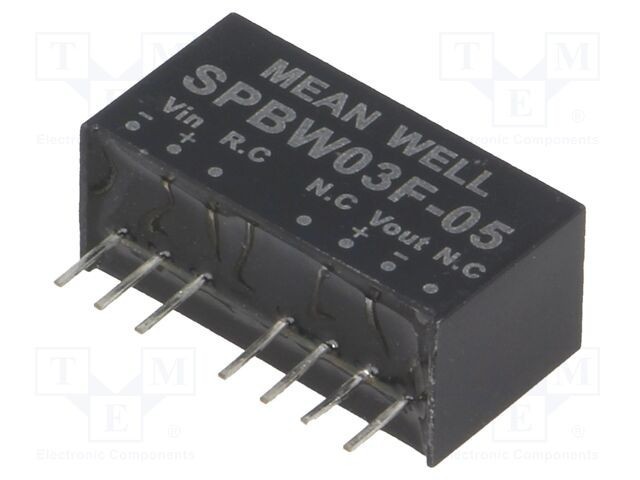 Convertor DC/DC MEAN WELL 3W 9-36V la 5V 600mA SIP8
