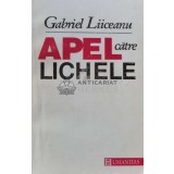 Apel catre lichele - Gabriel Liiceanu (B113)