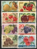Romania 1963 - Fructe, serie stampilata