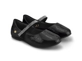 Balerini Bibi Ballerina Negri cu Strasuri 30 EU, Negru, BIBI Shoes