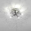 Candelabru Cristal RONDO Vivace, 6x G9, Diametru 49cm, Argintiu Lucios, Alessandro DESIGN