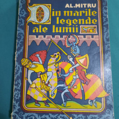 DIN MARILE LEGENDE ALE LUMII/ AL. MITRU/ILUSTRAȚII MIRCEA NICOLAU/1976/AUTOGRAF