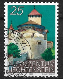 B1142 - Lichtenstein 1989 - Castel stampilat,serie completa