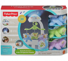 Carusel muzical 3 in 1 Fisher-Price Butterfly Dreams - Noapte Instelata foto