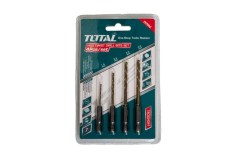 TOTAL - SET 4 BURGHIE HSS PRINDERE HEX 1/4 PowerTool TopQuality