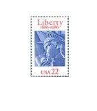 Statele Unite 1986 - 100 de ani de la Statuia Libertatii, neuzata