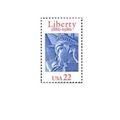 Statele Unite 1986 - 100 de ani de la Statuia Libertatii, neuzata