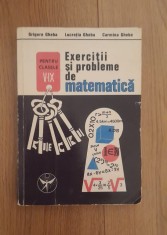 Grigore Gheba - Exercitii si probleme de matematica pentru clasele V-IX