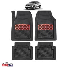 Covorase Auto TeamCar&reg; Tip Tavita Compatibile Renault Captur (2013-2024) Red