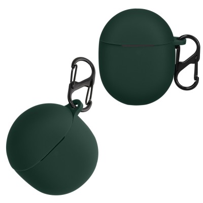 Husa Casti Kwmobile pentru Google Pixel Buds Pro, Verde inchis, Silicon, KWM000017PL004C foto