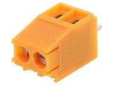 Regletă Conexiuni PCB 90&deg; 3,5mm 2 Piste 10A