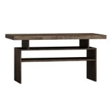 Cumpara ieftin Masuta cafea din mdf maro frasin Infinity 120x60x60 cm