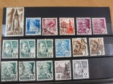 Germania Zona de Ocupație Franceză Baden Serie Uzuală Personalități Lot 17 Mărci -A771