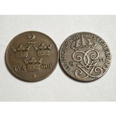 Suedia 1931 - 2 ore, circulata