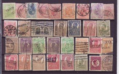 1900-1950 Lot timbre stampilate foto