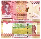 Guinea Guineea 10000 Franci 2022 P-51c UNC Bancnota straina Africa
