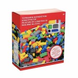 Set cuburi de construit din plastic pentru dezvoltarea creativitatii, Multicolor, 355 piese, Yupy&reg;