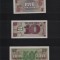 Set british army voucher 5 + 10 + 50 pence 1972 seria 6 unc