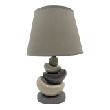 Cumpara ieftin Veioza Hethen E27 ceramica-metal cafea 30x30x43.5 cm